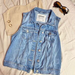 Garage Sleeveless Jean Jacket
